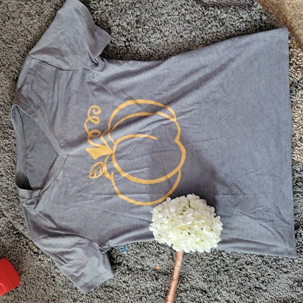 Super comfy pumpkin shirt-small
